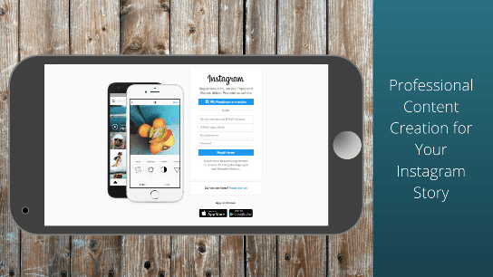 Professional Content Creation for Your Instagram Story